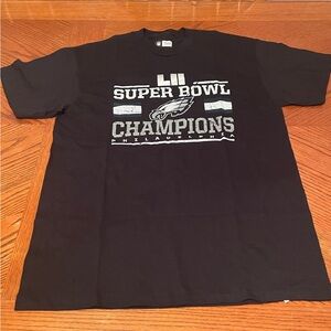 Philadelphia Eagles Super Bowl Champions Black T-Shirt